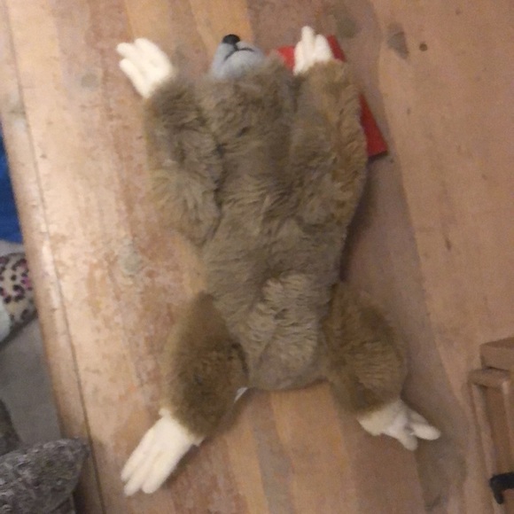 FAO Schwarz Sloth Adopt A Pet Stuffed Animal Plush Adoption Certificate - Picture 7 of 11